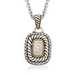 Andrea Candela .19 ct. t.w. Diamond Necklace in 18kt Yellow Gold and Sterling Silver