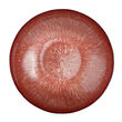Vietri &quot;Festa&quot; Red and Metallic Glass Round Serveware from Italy