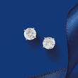 2.40 ct. t.w. Diamond Stud Earrings in 14kt White Gold