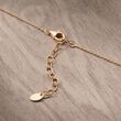 Italian 18kt Gold Over Sterling Free-Form Snake Necklace