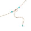 11.00 ct. t.w. Apatite and 10.00 ct. t.w. Blue Topaz Necklace with Turquoise Beads in 14kt Yellow Gold