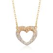 Swarovski Crystal &quot;Enjoy Pointillage&quot; Golden and Clear Crystal Heart Jewelry Set: Earrings and Necklace in Gold Plate