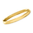 14kt Yellow Gold Polished Bangle Bracelet