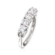 C. 2000 Vintage .75 ct. t.w. CZ Ring in 14kt White Gold