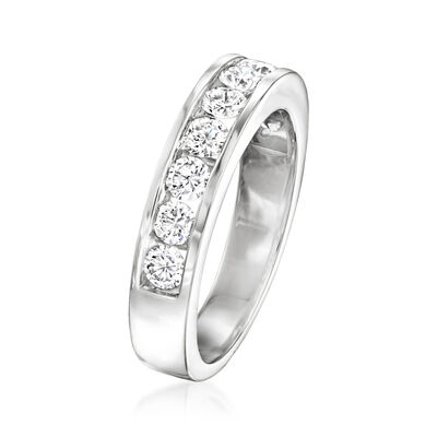 1.00 ct. t.w. Channel-Set Lab-Grown Diamond Ring in 14kt White Gold