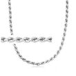6mm Sterling Silver Rope-Chain Necklace