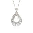 Gregg Ruth 1.50 ct. t.w. Diamond Pendant Necklace in 18kt White Gold