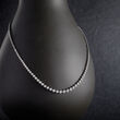 1.50 ct. t.w. Bezel-Set Diamond Necklace in Sterling Silver