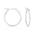 10.50 ct. t.w. Multi-Gemstone Interchangeable Hoop Earrings in Sterling Silver