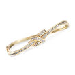 C. 1990 Vintage 1.50 ct. t.w. Diamond Knot Bracelet in 18kt Yellow Gold