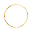 Italian 14kt Two-Tone Gold Reversible Omega Necklace