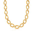 Roberto Coin 18kt Yellow Gold Oval Link Necklace