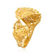 Italian 18kt Yellow Gold Free-Form Ring