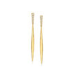 .15 ct. t.w. Diamond Linear Drop Earrings in 14kt Yellow Gold