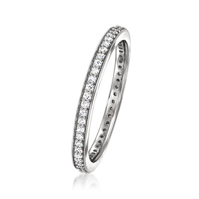 .25 ct. t.w. Lab-Grown Diamond Eternity Band in Sterling Silver