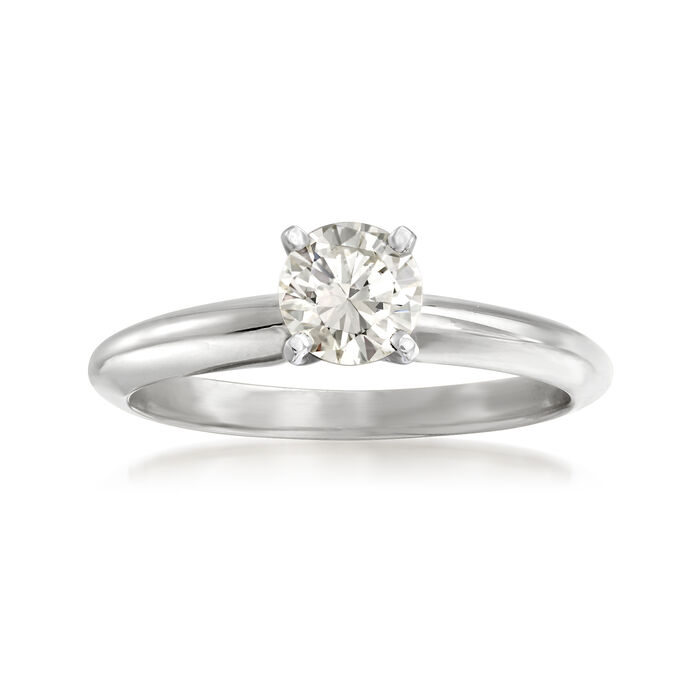 .57 Carat Diamond Solitaire Ring in 14kt White Gold