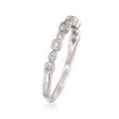 ALOR &quot;Flamme Blanche&quot; .10 ct. t.w. Diamond Ring in 18kt White Gold