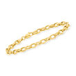 14kt Yellow Gold Rolo-Link Bracelet
