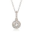 .29 ct. t.w. Diamond Pendant Necklace in 14kt White Gold