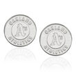 Sterling Silver MLB Oakland Athletics Extra Small Stud Earrings