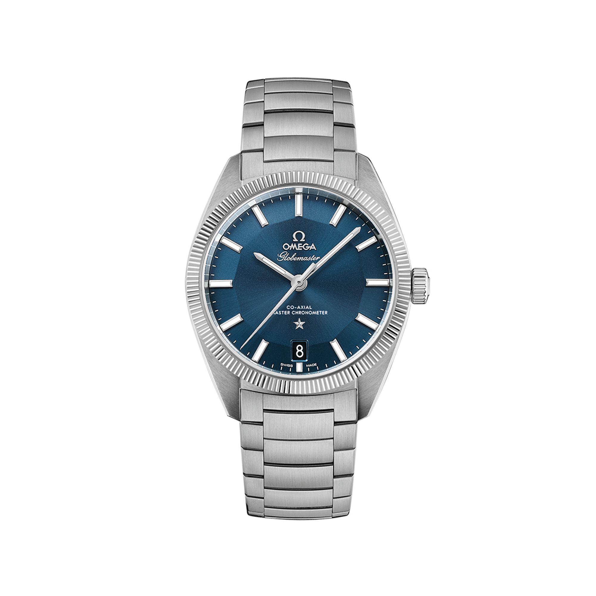 omega steel watch