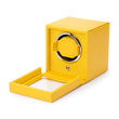 WOLF &quot;Cub&quot; Yellow Vegan Leather Watch Winder