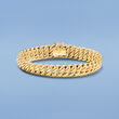 Italian 18kt Yellow Gold Americana-Link Bracelet