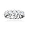 5.00 ct. t.w. Oval Lab-Grown Diamond Eternity Band in 14kt White Gold