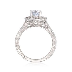 Gabriel Designs .57 ct. t.w. Diamond Engagement Ring Setting in 14kt White Gold #873459