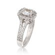 Henri Daussi 1.77 ct. t.w. Certified Diamond Engagement Ring in 18kt White Gold