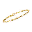 Italian 3mm 18kt Yellow Gold Twisted Cable-Chain Bracelet
