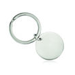 Stainless Steel Brushed Reversible Circle Key Chain