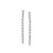 .25 ct. t.w. Diamond Linear Drop Earrings in Sterling Silver
