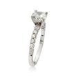 .30 ct. t.w. Diamond Engagement Ring Setting in 18kt White Gold