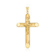 10kt Yellow Gold Crucifix Pendant