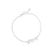 Sterling Silver Personalized Name Heart Anklet