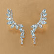 4.60 ct. t.w. Sky Blue Topaz Earrings in Sterling Silver