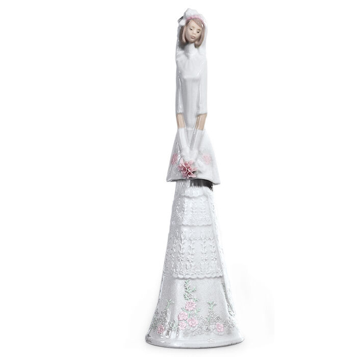 Lladro Bridal Bell Porcelain Figurine
