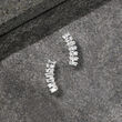 .20 ct. t.w. Diamond Linear Earrings in Sterling Silver