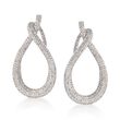 .50 ct. t.w. Diamond Teardrop Earrings in 14kt White Gold