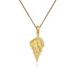 14kt Yellow Gold Conch Shell Pendant Necklace