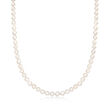 6-6.5mm Cultured Akoya Pearl Necklace with 18kt White Gold