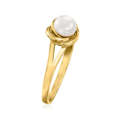 4.5-5mm Cultured Pearl Ring in 14kt Yellow Gold