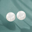11-12mm Cultured Pearl Stud Earrings in 14kt Yellow Gold