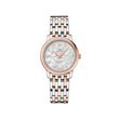 Omega De Ville Prestige Butterfly Women's 27.4mm Stainless Steel and 18kt Rose Gold Watch with Diamonds