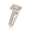 .90 ct. t.w. Diamond Ring in 18kt White Gold