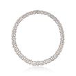 C. 1990 Vintage 16.00 ct. t.w. Diamond Collar Necklace in 18kt White Gold