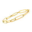 Roberto Coin 18kt Yellow Gold Oval Paper Clip Link Bracelet