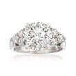 Majestic Collection 4.84 ct. t.w. Diamond Ring in 18kt White Gold