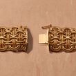 Italian 18kt Yellow Gold Modified Byzantine Bracelet